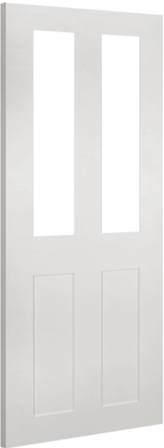 Eton White Clear Glazed Internal Door (18mm lippings)
